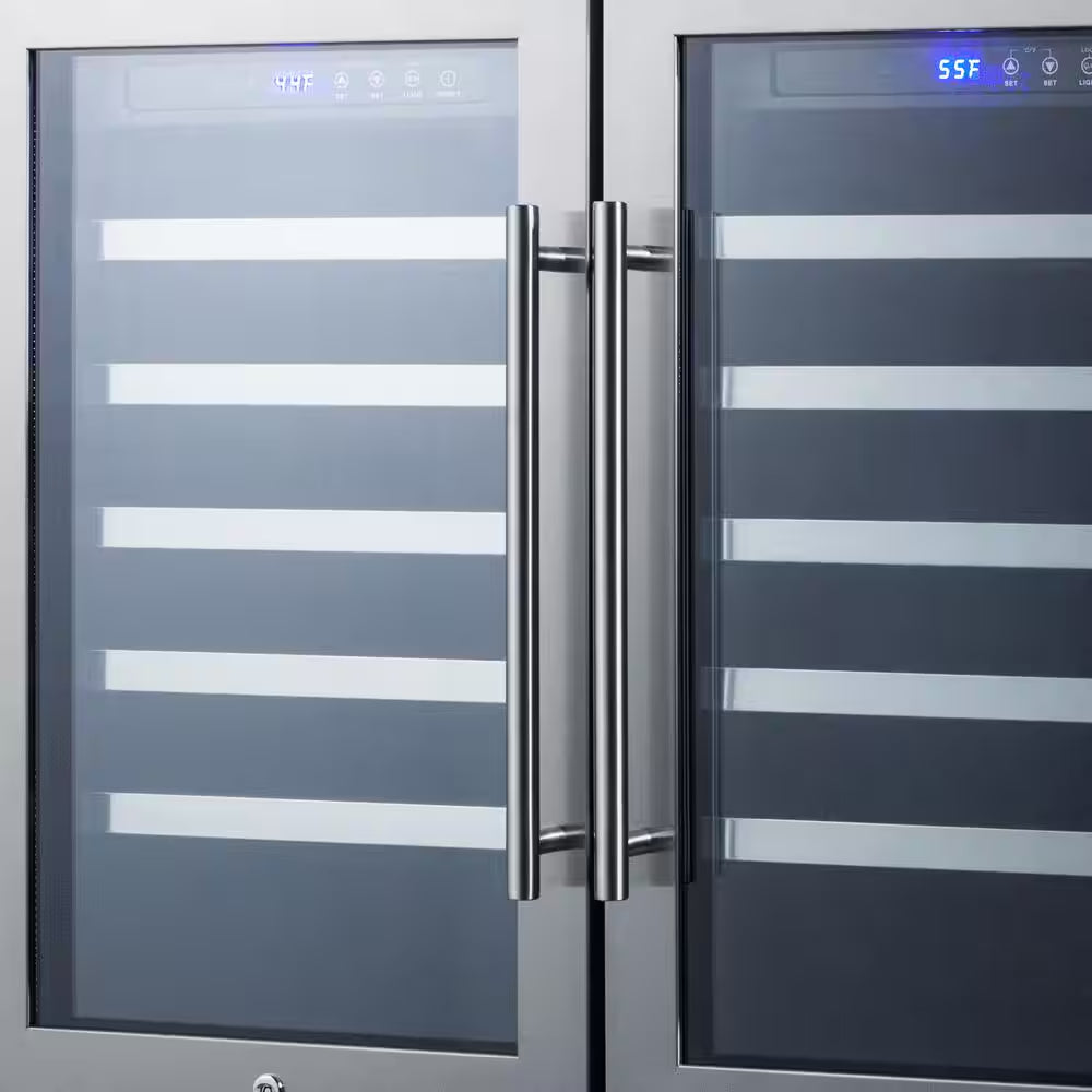 68-Bottle Dual Zone Convertible Wine Cellar