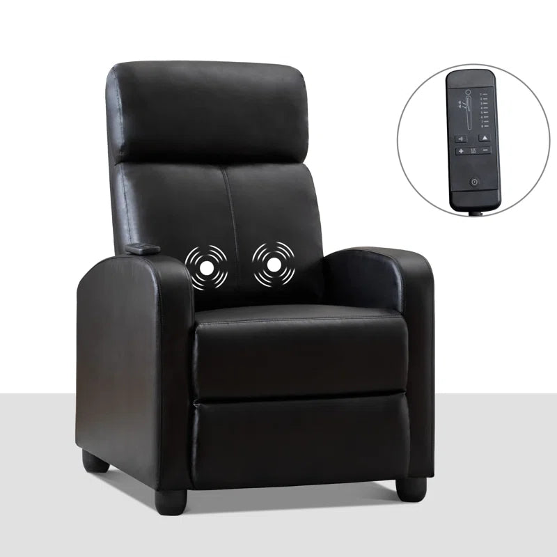 Modern and Soft Touch Breathable Leather Massage Home Theater Individual Seat with Remote Control