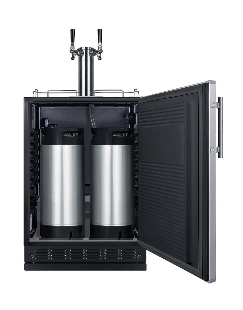 24" W Commercial/Residential Cold Brew Coffee Kegerator