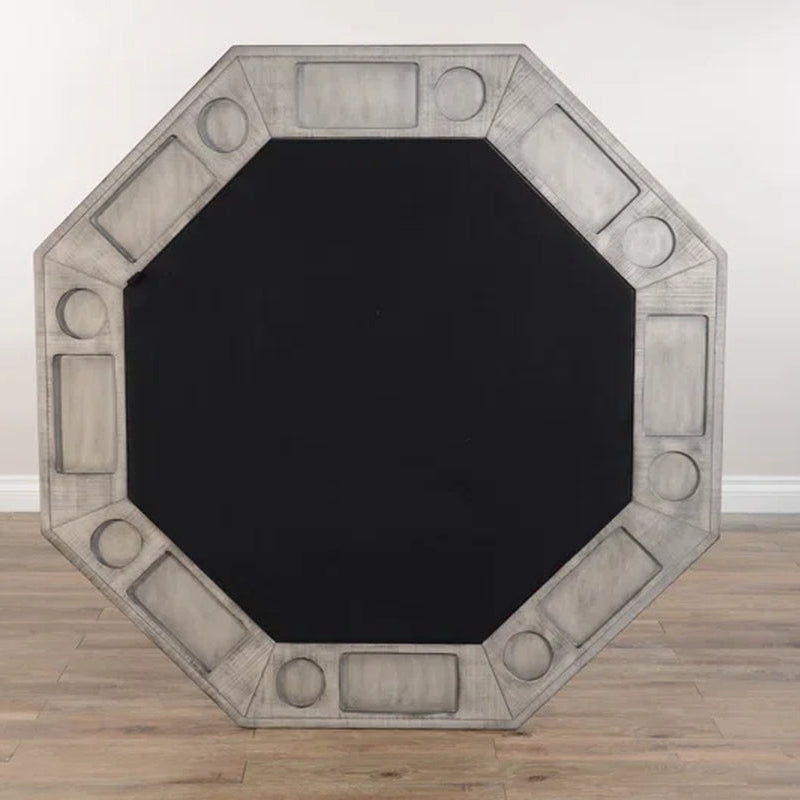 Eric 8 - Player Solid Wood Reversible Poker Table