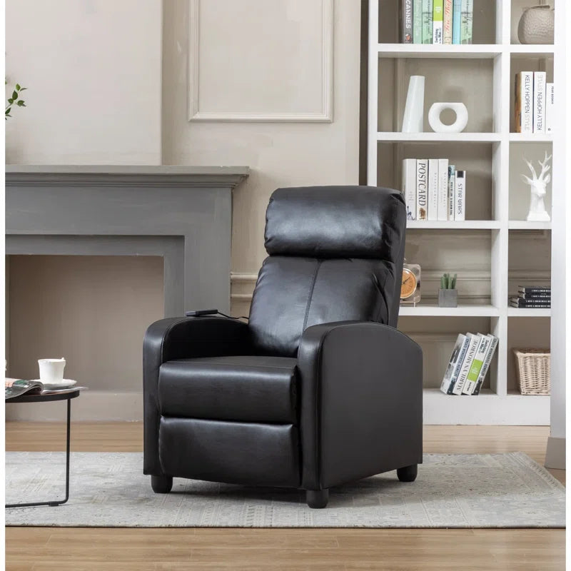 Modern and Soft Touch Breathable Leather Massage Home Theater Individual Seat with Remote Control