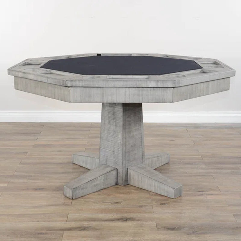 Eric 8 - Player Solid Wood Reversible Poker Table