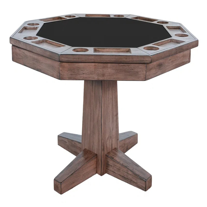 Eric 8 - Player Solid Wood Reversible Poker Table