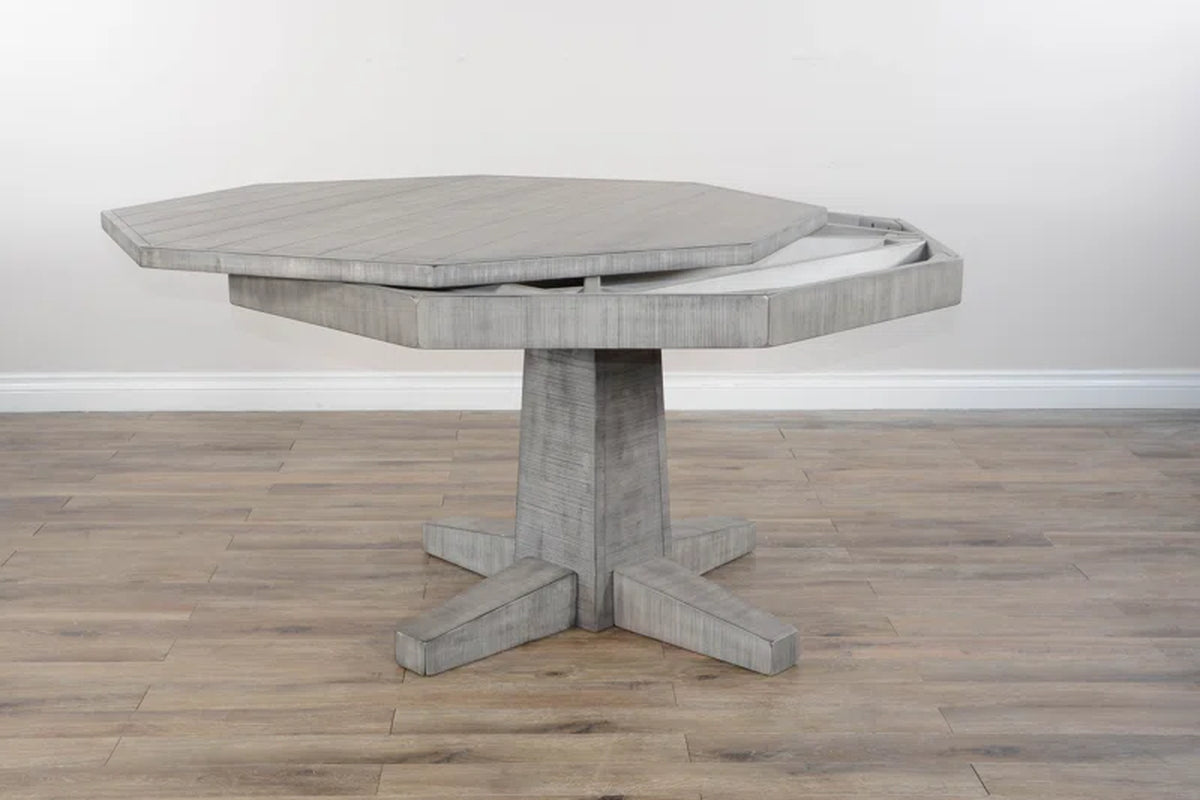 Eric 8 - Player Solid Wood Reversible Poker Table