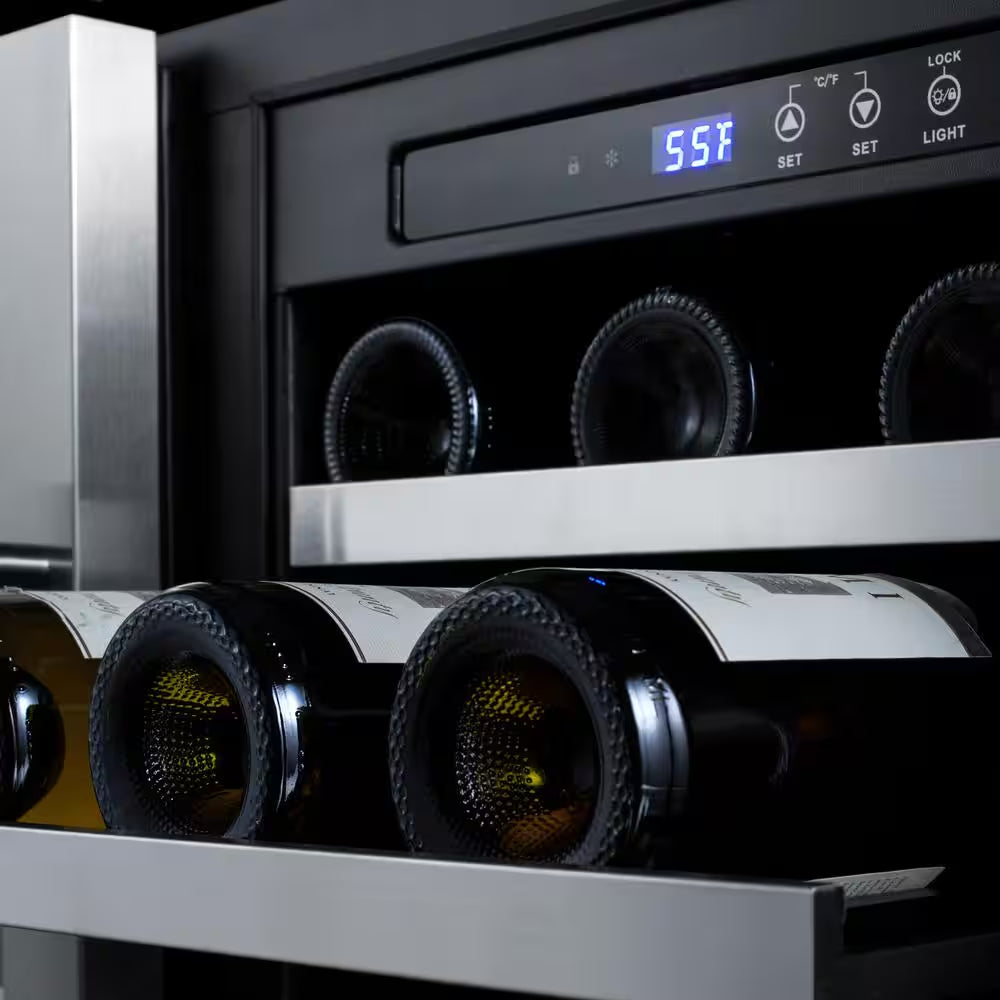 68-Bottle Dual Zone Convertible Wine Cellar