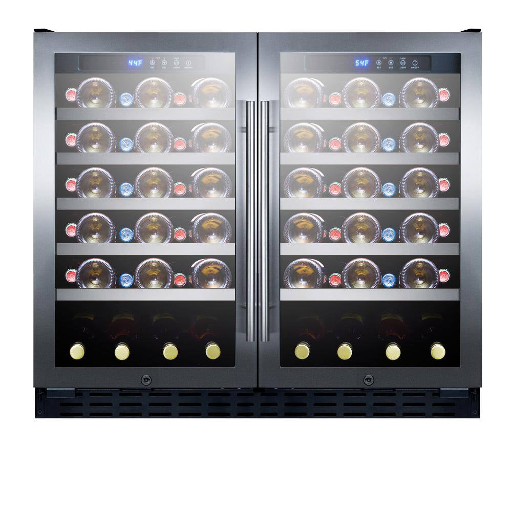 68-Bottle Dual Zone Convertible Wine Cellar