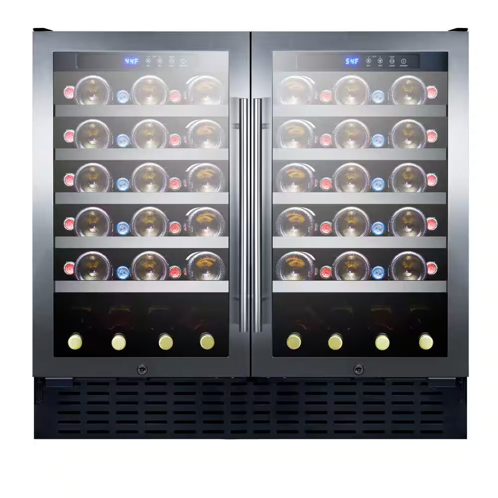 68-Bottle Dual Zone Convertible Wine Cellar